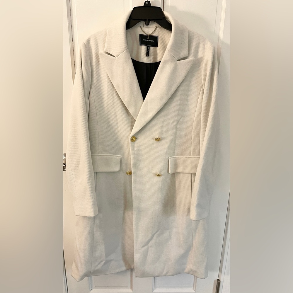 BCBG Max Azria White Coat